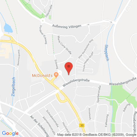 Standort der Tankstelle: MTB Tankstelle in 78048, Villingen-Schwenningen