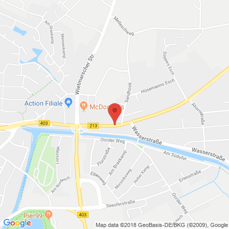 Position der Autogas-Tankstelle: Thomas Hemme in 48531, Nordhorn