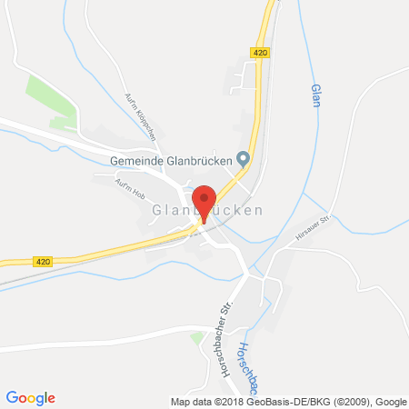 Position der Autogas-Tankstelle: Preis in 66887, Glanbrücken