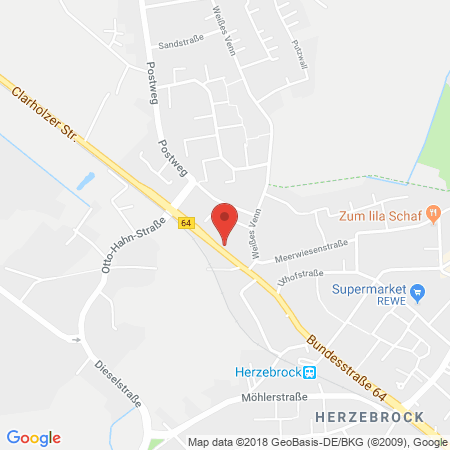 Standort der Tankstelle: JET Tankstelle in 33442, HERZEBROCK