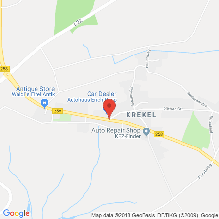 Position der Autogas-Tankstelle: Total Tankstelle in 53925, Kall-Krekel