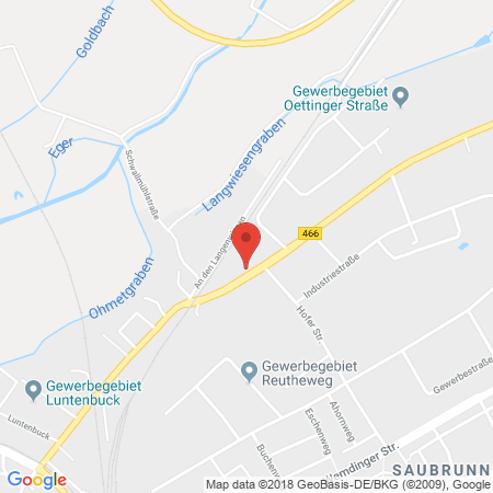 Position der Autogas-Tankstelle: Total Noerdlingen in 86720, Noerdlingen