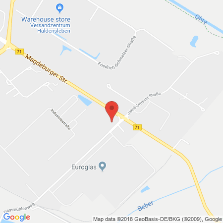 Position der Autogas-Tankstelle: Agip Tankstelle in 39340, Haldensleben