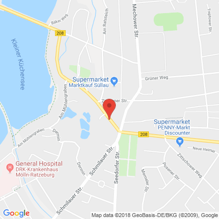 Standort der Tankstelle: ARAL Tankstelle in 23909, Ratzeburg