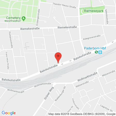 Standort der Tankstelle: Markant Tankstelle in 33102, Paderborn