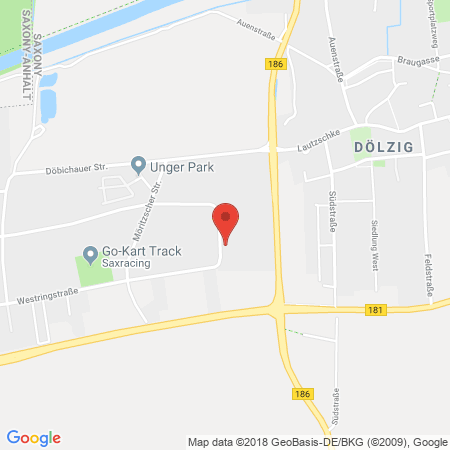 Position der Autogas-Tankstelle: Schkeuditz (dölzig) in 04435, Schkeuditz/ot Dölzig