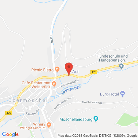 Standort der Tankstelle: ARAL Tankstelle in 67823, Obermoschel