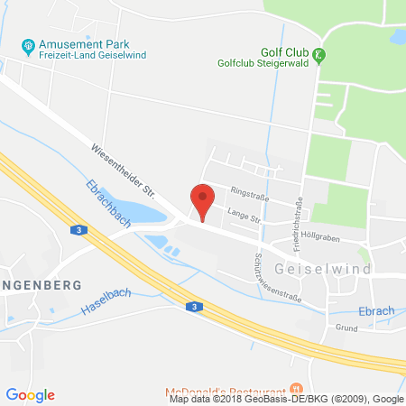 Position der Autogas-Tankstelle: Ts-wagner in 96160, Geiselwind