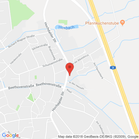 Position der Autogas-Tankstelle: Esso Tankstelle in 40724, Hilden