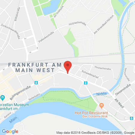 Position der Autogas-Tankstelle: Shell Tankstelle in 65934, Frankfurt