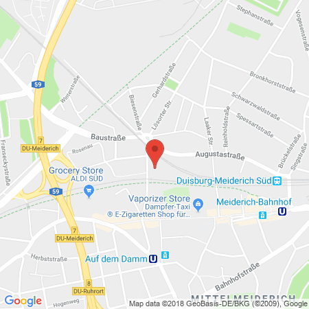 Position der Autogas-Tankstelle: Shell Tankstelle in 47137, Duisburg