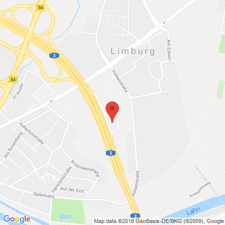 Position der Autogas-Tankstelle: Shell Tankstelle in 65549, Limburg/lahn
