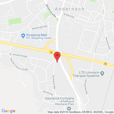 Standort der Tankstelle: ED Tankstelle in 56626, Andernach
