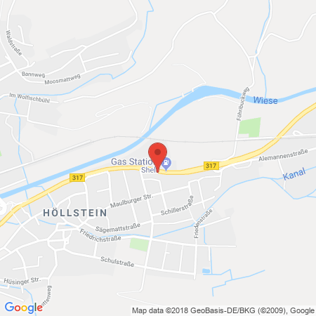 Standort der Tankstelle: Shell Tankstelle in 79585, Steinen Hoellstein