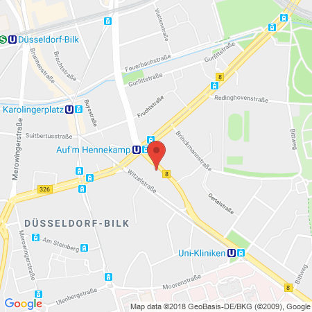 Standort der Tankstelle: ESSO Tankstelle in 40225, DUESSELDORF