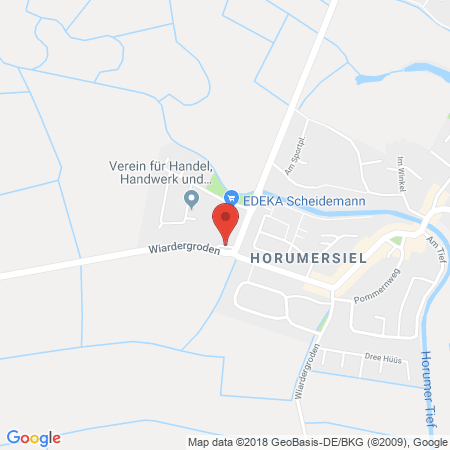 Position der Autogas-Tankstelle: Horumersiel in 26434, Horumersiel