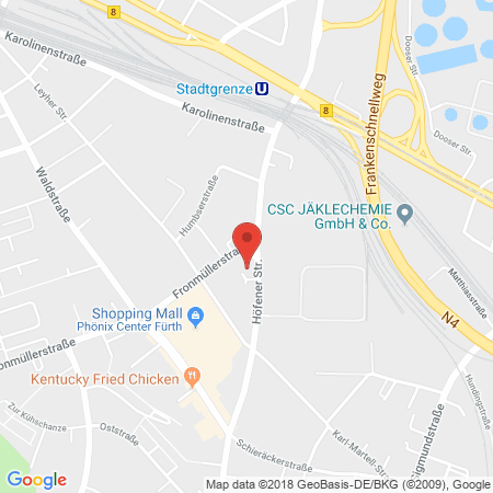 Standort der Tankstelle: Agip Tankstelle in 90763, Fuerth