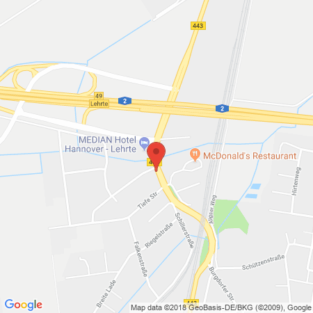 Standort der Tankstelle: ARAL Tankstelle in 31275, Lehrte