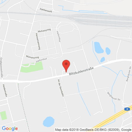 Position der Autogas-Tankstelle: Shell Tankstelle in 45659, Recklinghausen