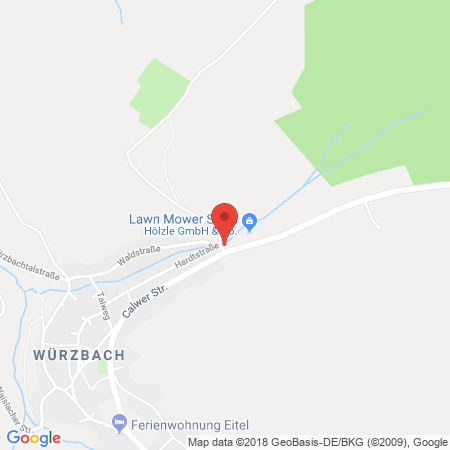 Position der Autogas-Tankstelle: Hoelzle Gmbh+co.kg in 75394, Oberreichenbach-wuerzbach