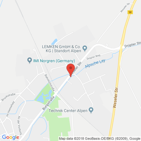 Standort der Autogas Tankstelle: Steffens KFZ-Reparatur GmbH in 46519, Alpen