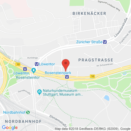 Standort der Tankstelle: ARAL Tankstelle in 70376, Stuttgart