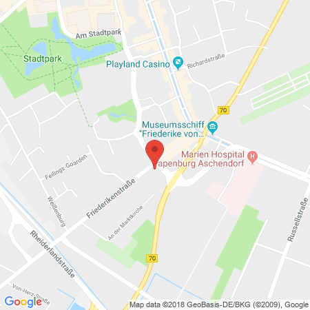 Standort der Tankstelle: ELAN Tankstelle in 26871, Papenburg