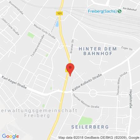 Standort der Tankstelle: ARAL Tankstelle in 09599, Freiberg