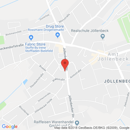 Position der Autogas-Tankstelle: Aral Tankstelle in 33739, Bielefeld
