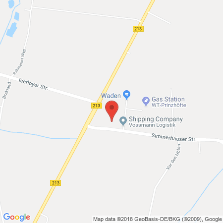 Standort der Tankstelle: Wiro Tankstelle in 27243, Prinzhöfte