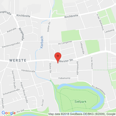 Standort der Tankstelle: JOISS Tankstelle in 32549, Bad Oeynhausen