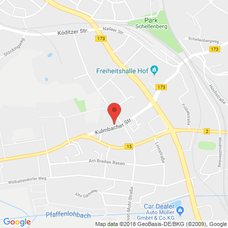 Standort der Tankstelle: bft - Walther Tankstelle in 95030, Hof