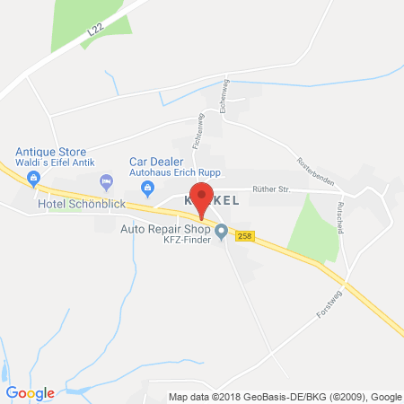 Position der Autogas-Tankstelle: Tankstelle Finder Gbr in 53929, Kall