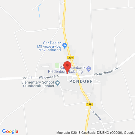 Position der Autogas-Tankstelle: Freie Tankstelle Alois Burkhardt in 93336, Altmannstein-pondorf