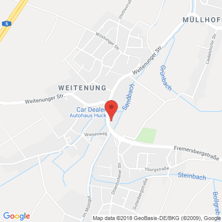 Standort der Tankstelle: BFT Tankstelle in 77815, Bühl-Weitenung