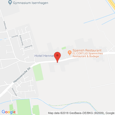Position der Autogas-Tankstelle: Total Isernhagen in 30916, Isernhagen