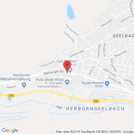 Standort der Tankstelle: ARAL Tankstelle in 35745, Herborn