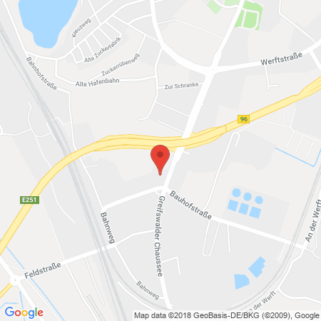 Standort der Tankstelle: SB Tankstelle in 18439, Stralsund