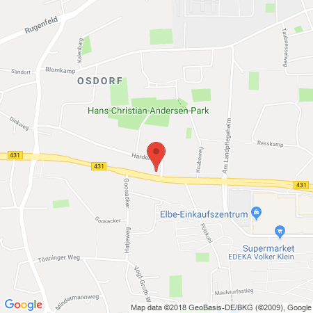 Position der Autogas-Tankstelle: JET Tankstelle in 22549, Hamburg