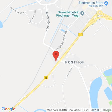 Standort der Tankstelle: Agip Tankstelle in 86609, Donauwoerth