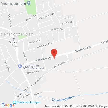 Standort der Tankstelle: BayWa Tankstelle in 89168, Niederstotzingen