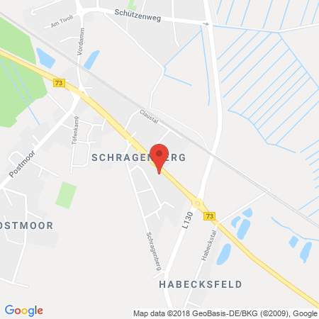 Position der Autogas-Tankstelle: Hans Rinck in 21640, Horneburg
