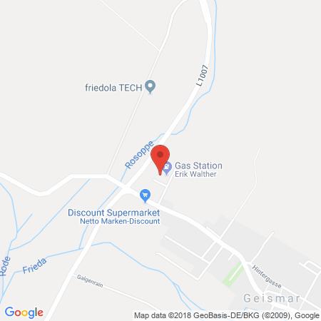 Standort der Tankstelle: bft - Walther Tankstelle in 37308, Geismar