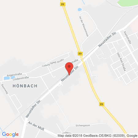 Standort der Tankstelle: ARAL Tankstelle in 96515, Sonneberg