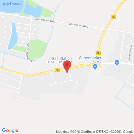 Standort der Tankstelle: TotalEnergies Tankstelle in 06577, AN DER SCHMUECKE