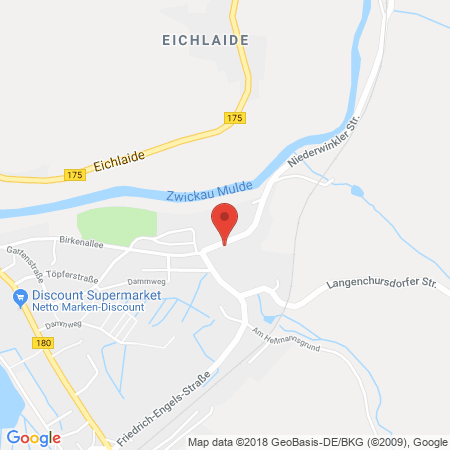 Position der Autogas-Tankstelle: Agroservice Altenburg/wal in 08396, Waldenburg