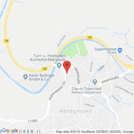Position der Autogas-Tankstelle: Tankpoint Tankstelle in 73453, Abtsgmünd