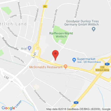 Standort der Tankstelle: Raiffeisen Tankstelle in 54516, Wittlich
