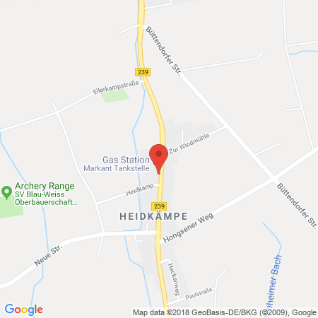 Standort der Tankstelle: Markant (Tankautomat) Tankstelle in 32609, Hüllhorst
