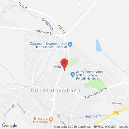 Standort der Tankstelle: AVIA Tankstelle in 91281, Kirchenthumbach